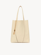 CHLOE Spin tote bag in grained leather Quiet Yellow