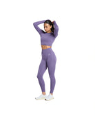 Gymshark Vital Crop Top Functional Purple Marl