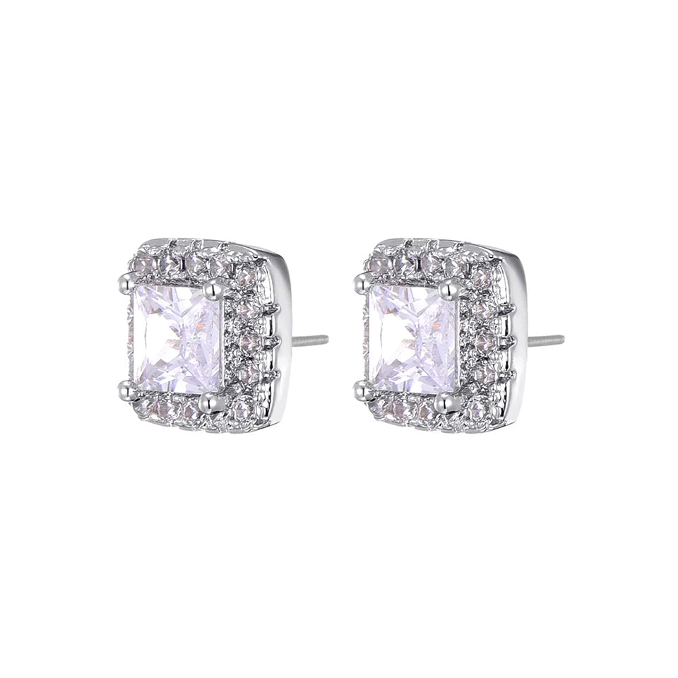 Micro Clustered Diamond Earrings