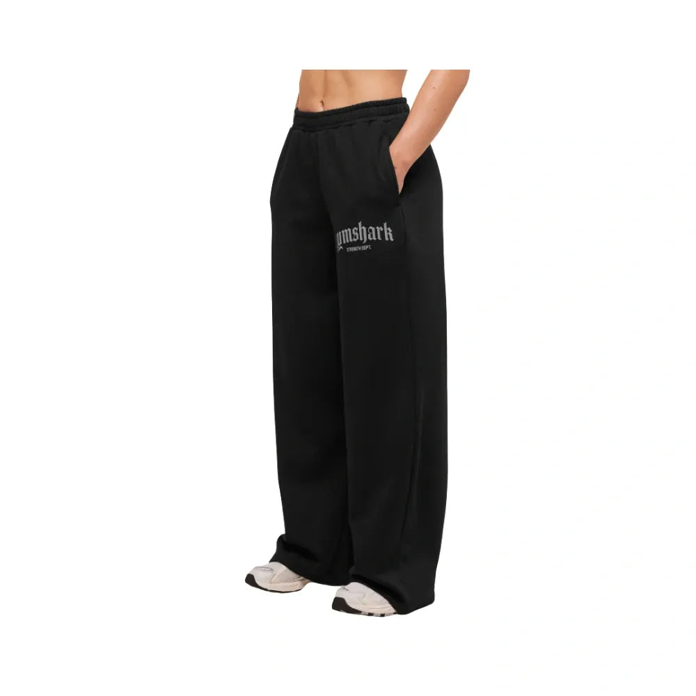 Gymshark Strength Department Wide Leg Joggers Black