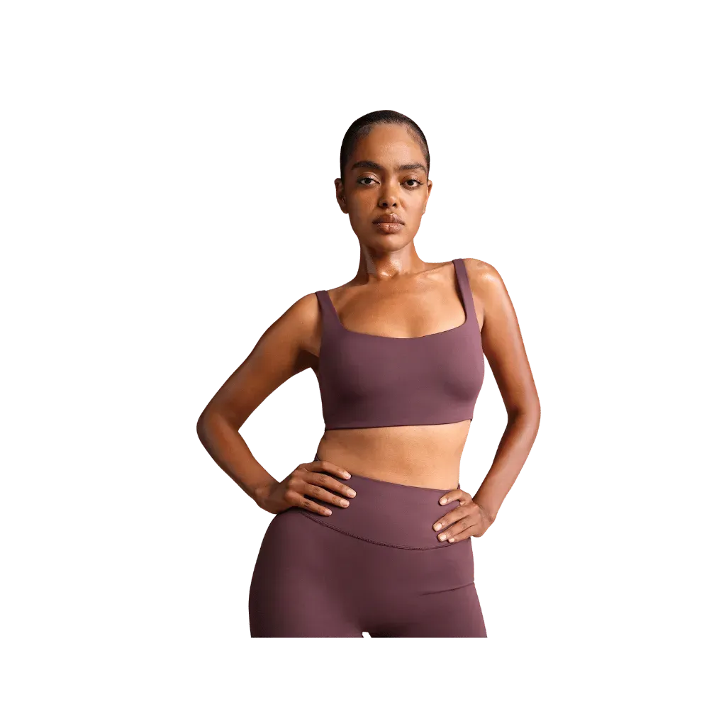Nike X Skims Women's Scoop-Neck Bra CURRANT