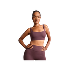Nike X Skims Women's Scoop-Neck Bra CURRANT