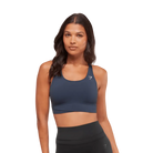 Gymshark Cross Over Sports Bra Heavy Blue