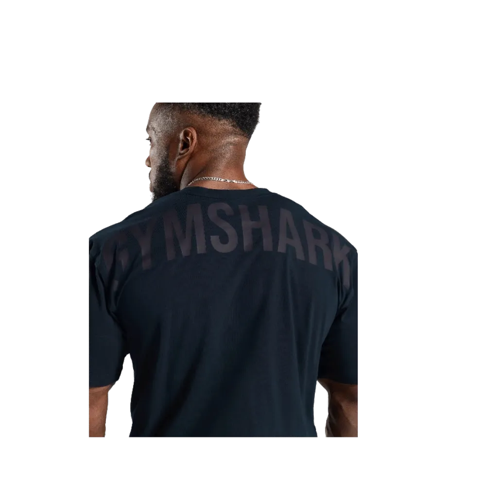 Gymshark Power T-Shirt Oversized Fit Navy