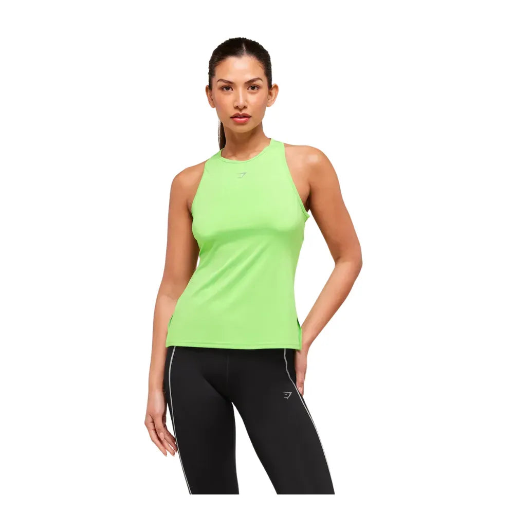 Gymshark Running Back Vent Tank Gelato Green