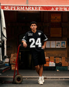 Winged Authority - Evrhood oversized graphic t-shirt on model