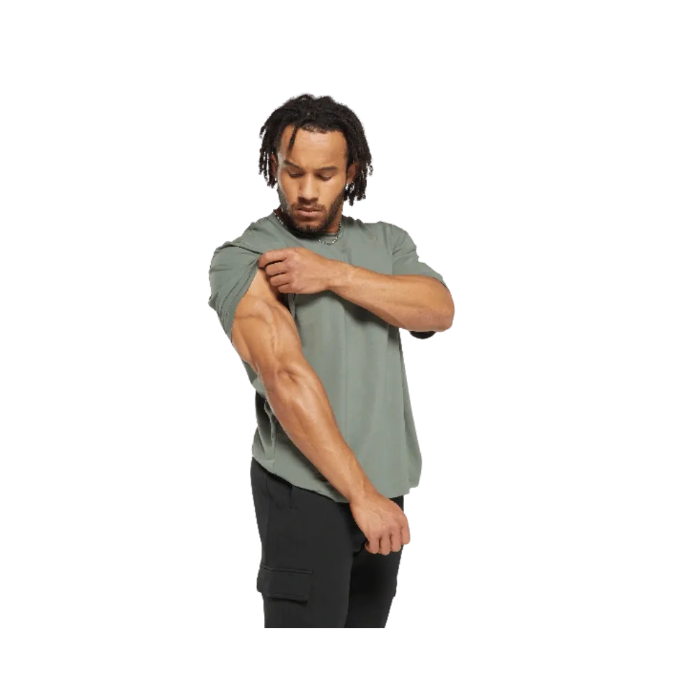 Gymshark Power T-Shirt Oversized Fit Unit Green