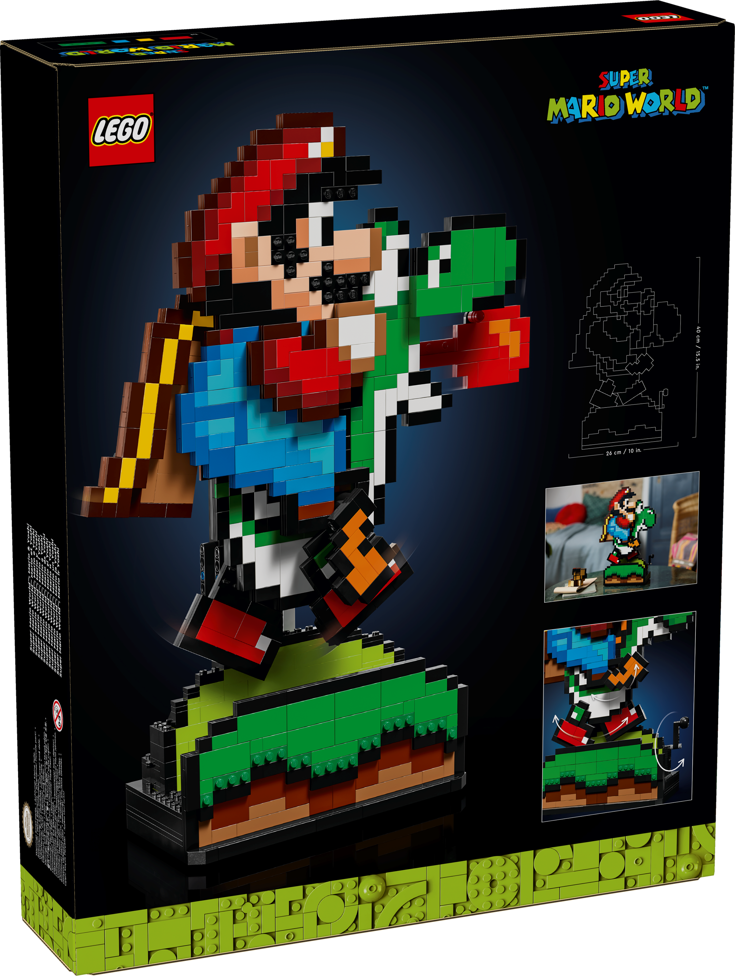 Lego Super Mario World Mario  Yoshi