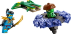 Lego Nya vs Mutation Monster Spinner