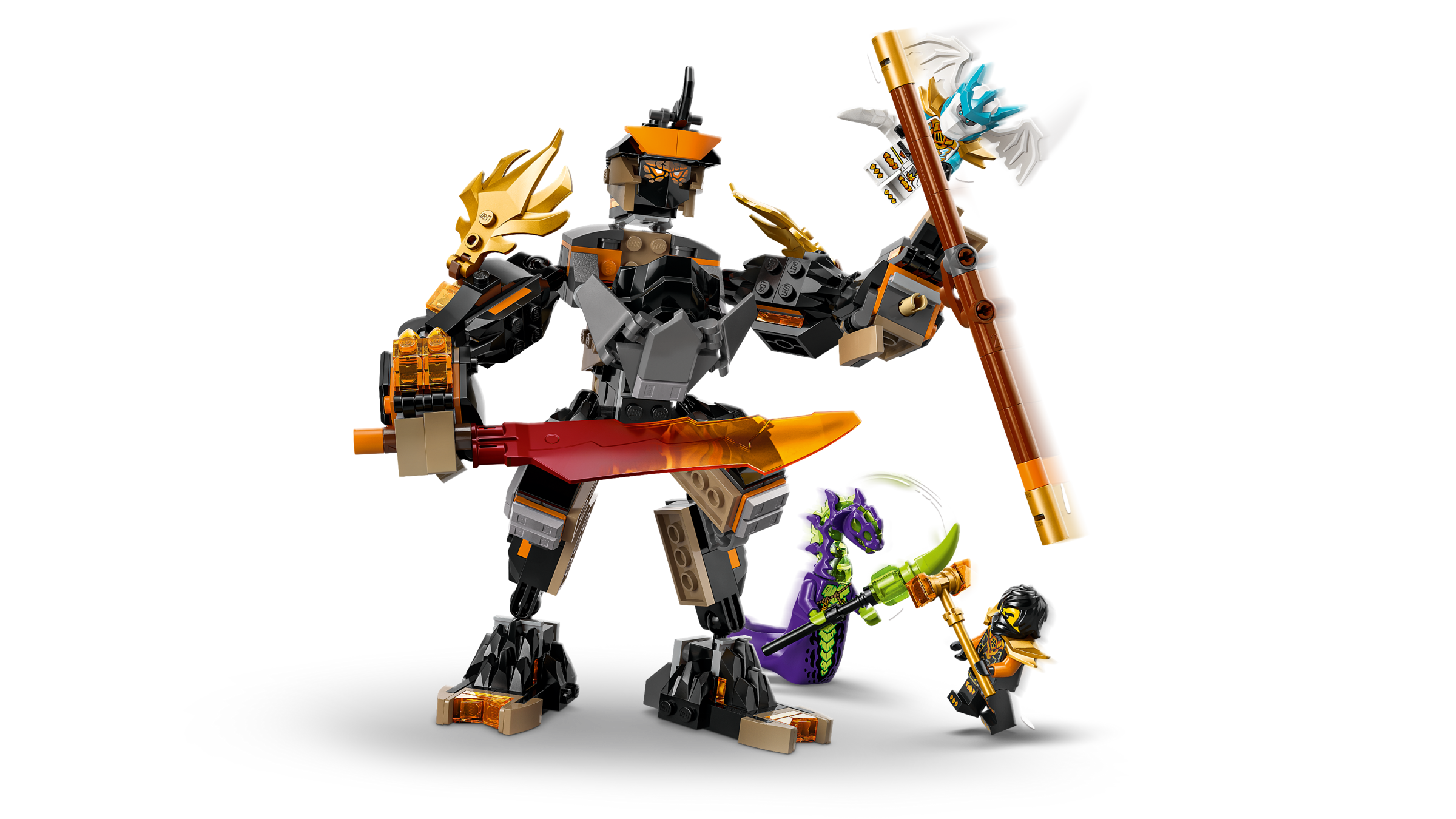 Lego Coles Mission Mech  Dragon Zane