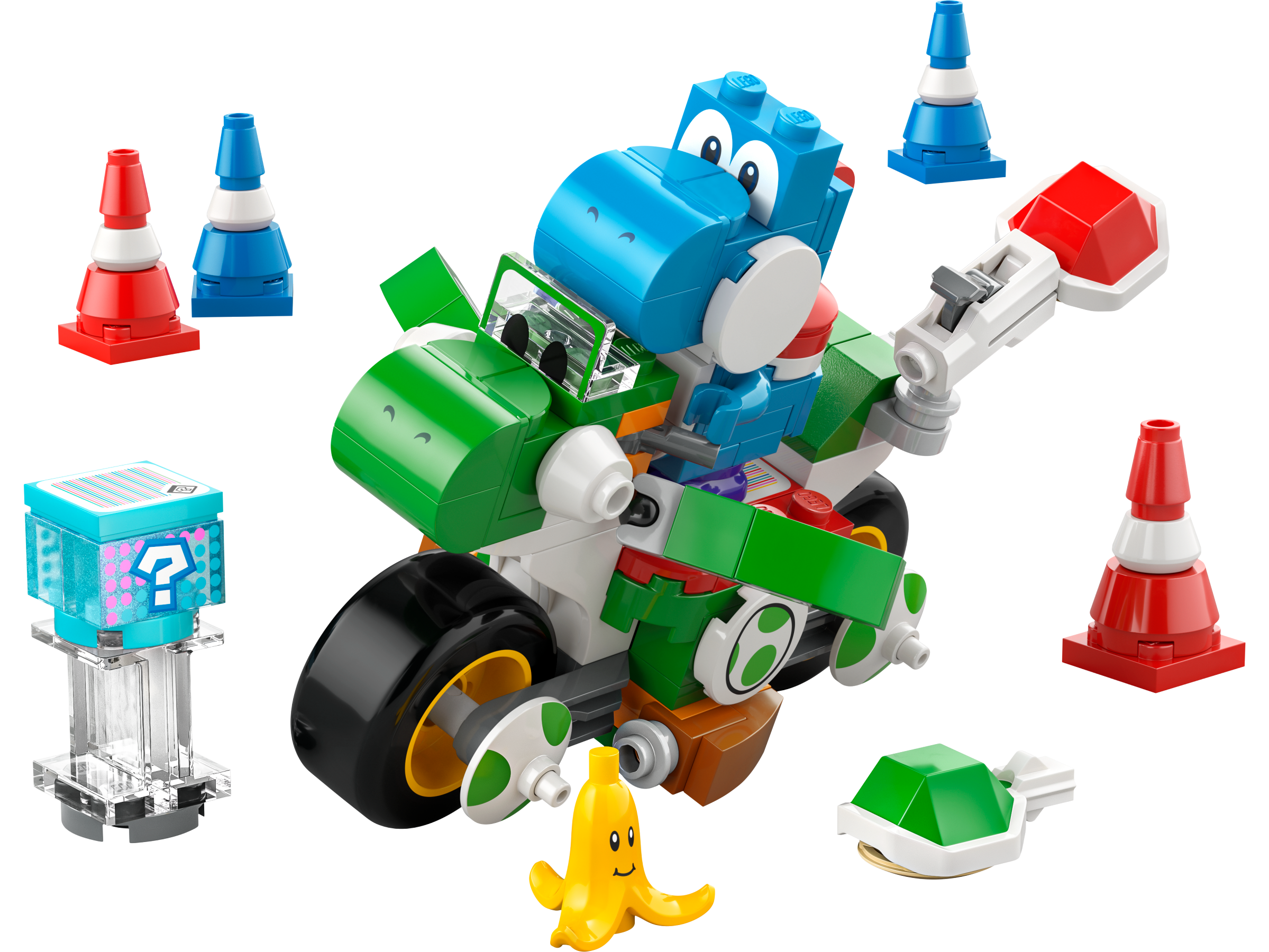 Lego Mario Kart  Yoshi Bike