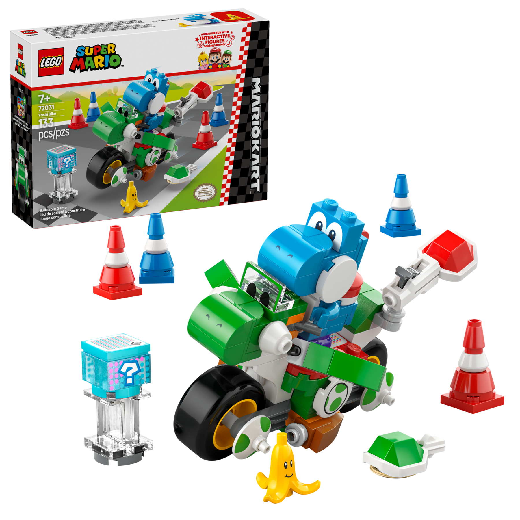 Lego Mario Kart  Yoshi Bike