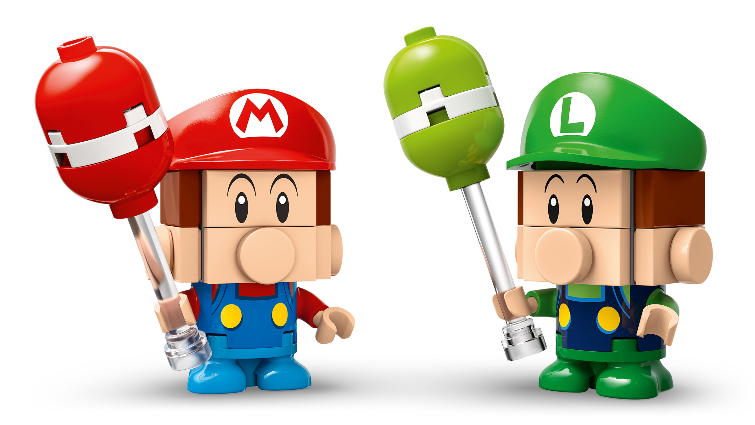 Lego Mario Kart  Baby Mario vs Baby Luigi