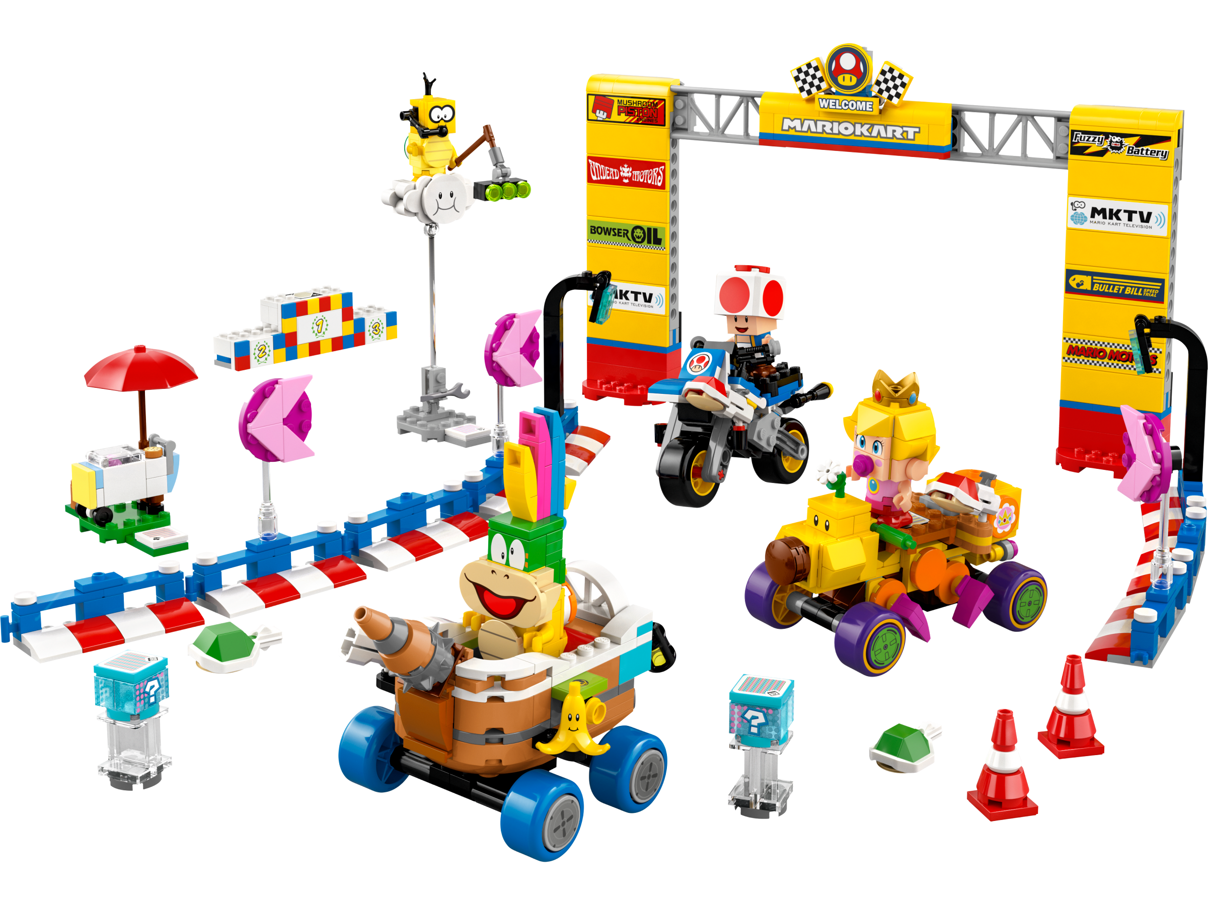 Lego Mario Kart  Baby Peach  Grand Prix Set