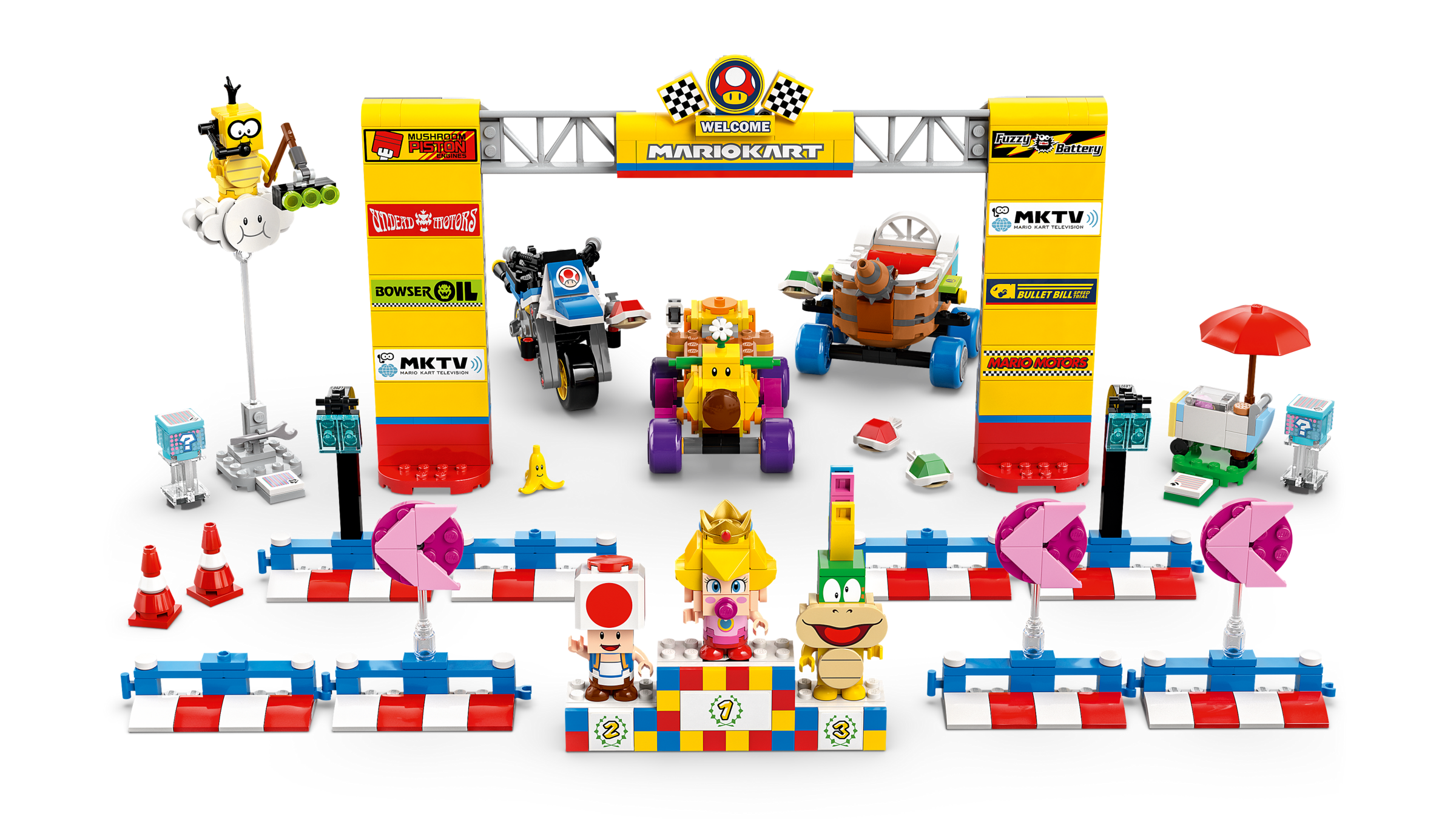 Lego Mario Kart  Baby Peach  Grand Prix Set