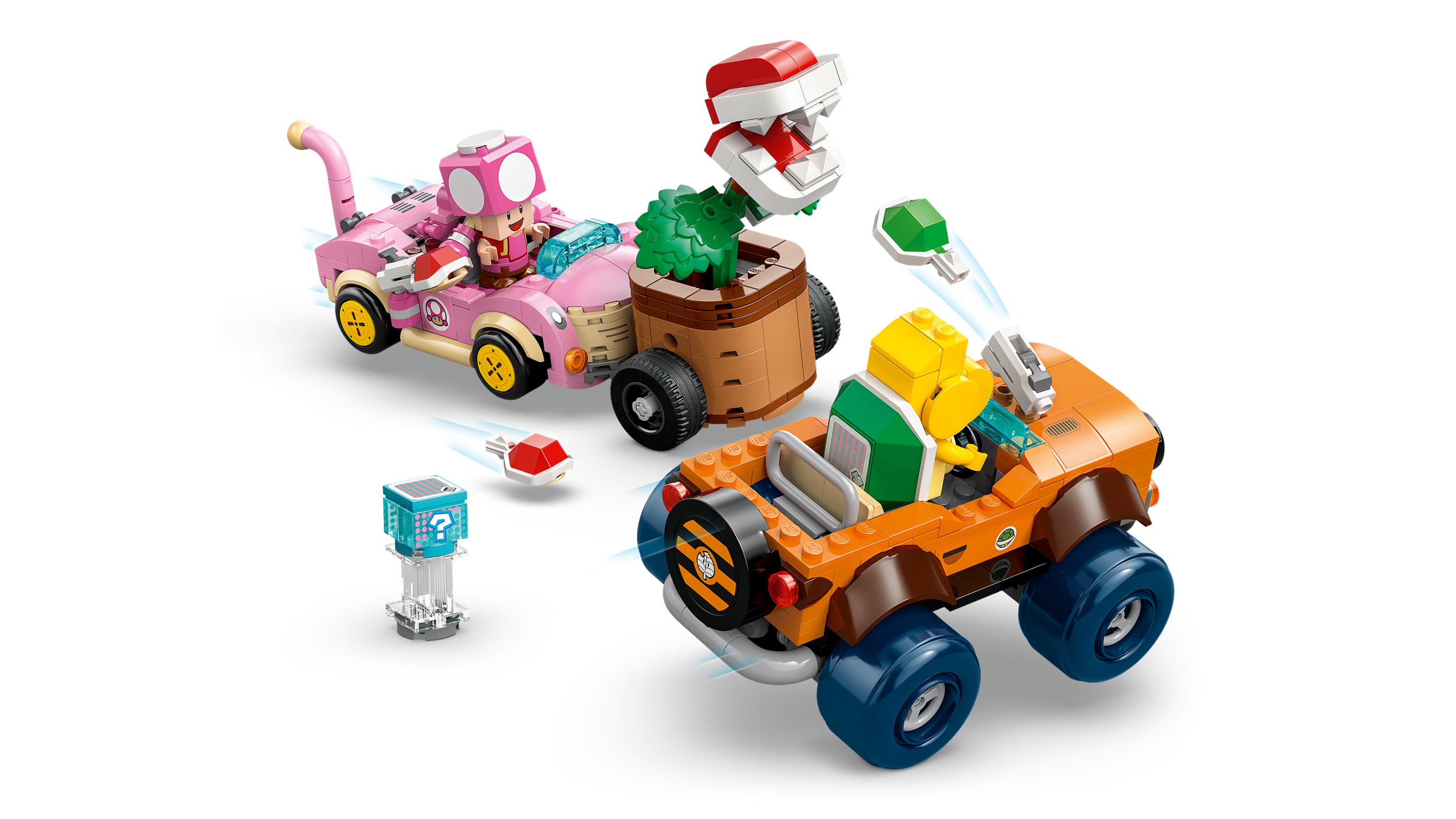 Lego Mario Kart  Piranha Plant PowerUp Pursuit