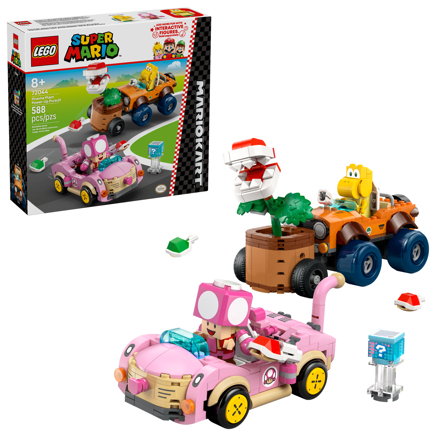 Lego Mario Kart  Piranha Plant PowerUp Pursuit