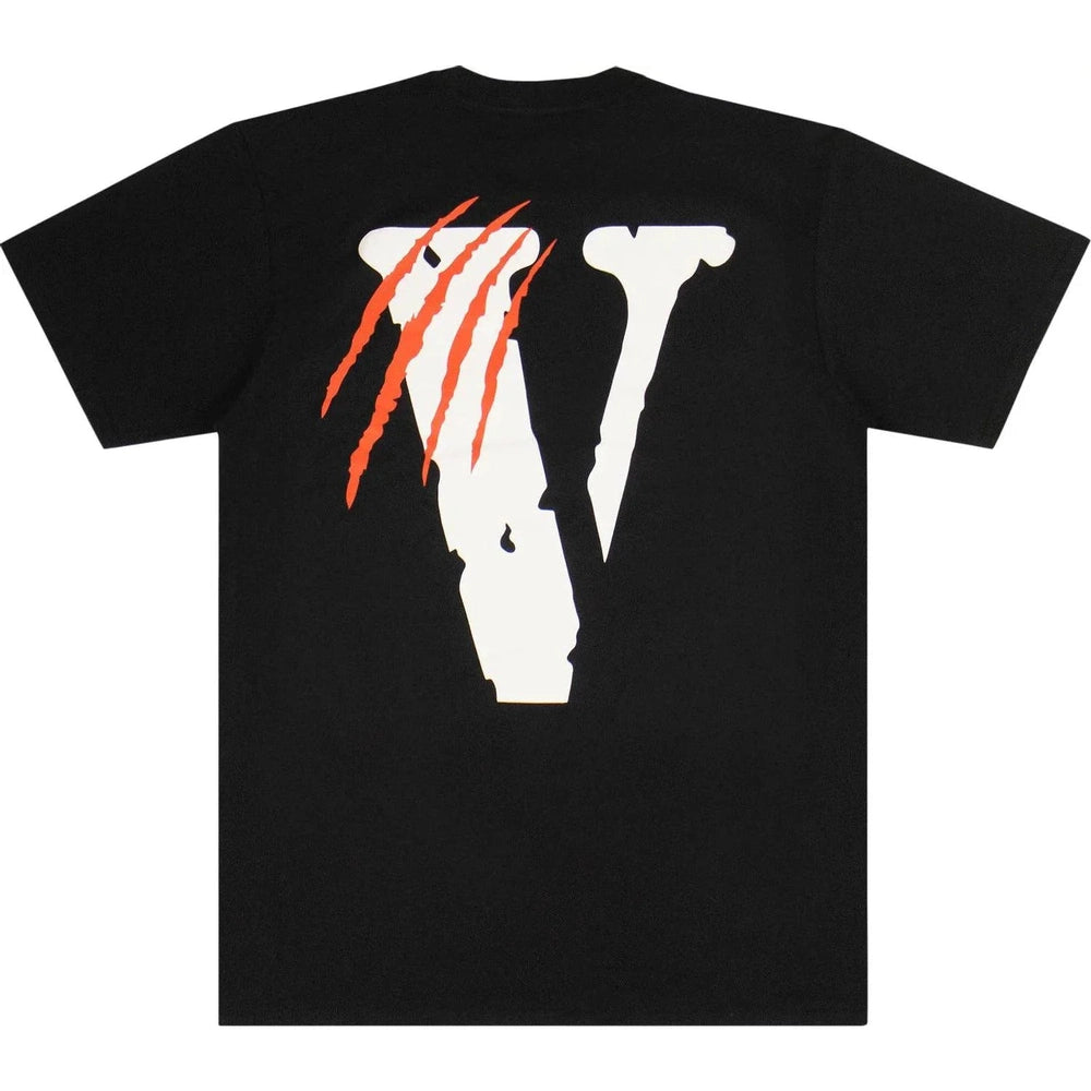 Vlone Black V Panther T-shirt BLACK - dawntown