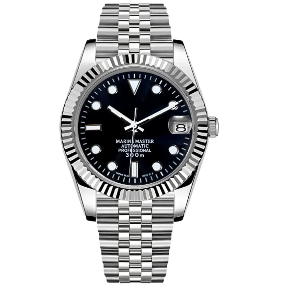 Seiko Mod Datejust Black
