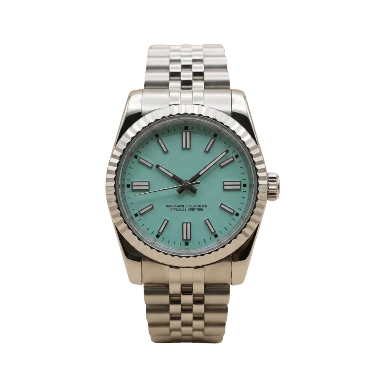 Seiko Mod Datejust Tiffany Blue