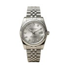 Seiko Mod Datejust Silver Diamond