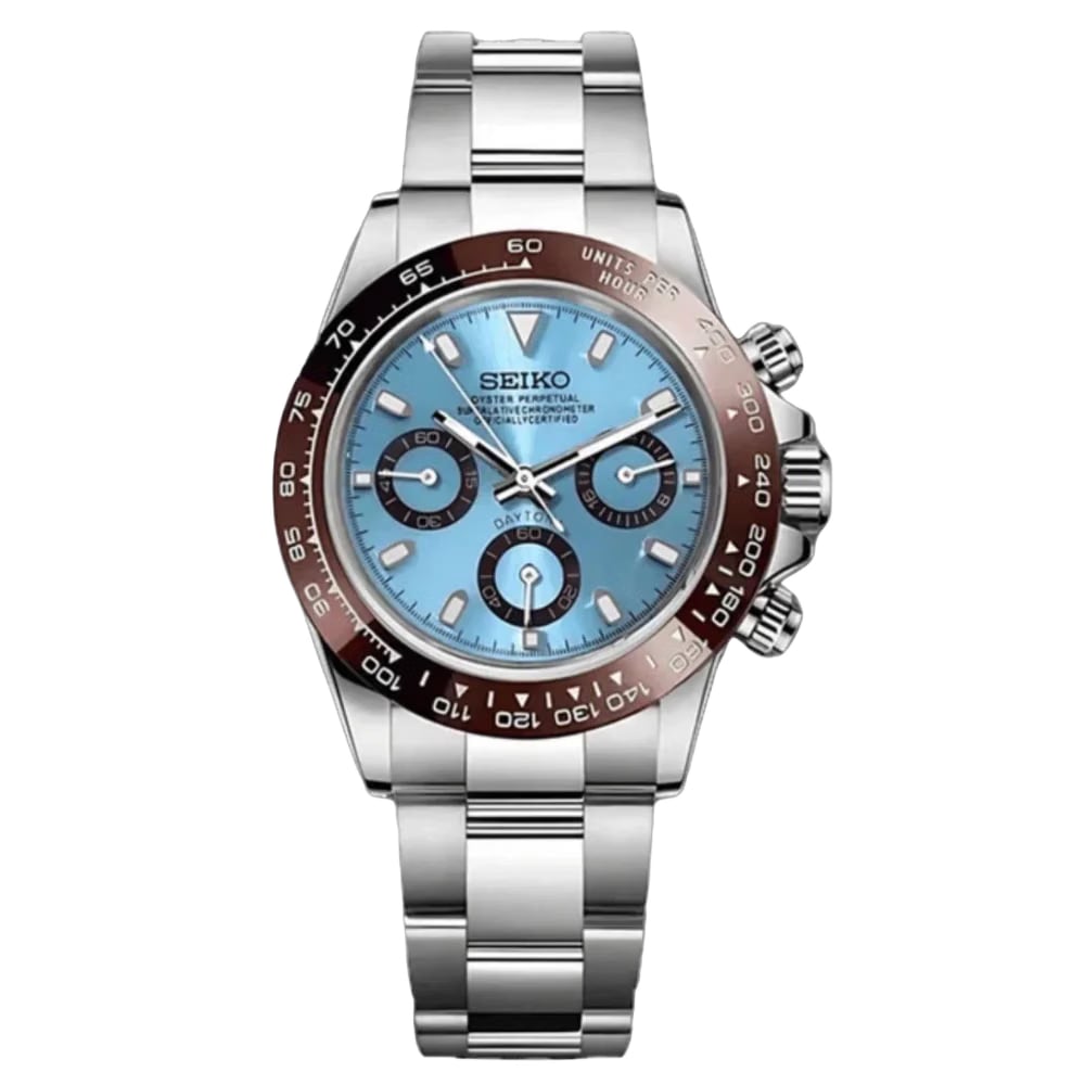 Seiko Mod Daytona Platinum