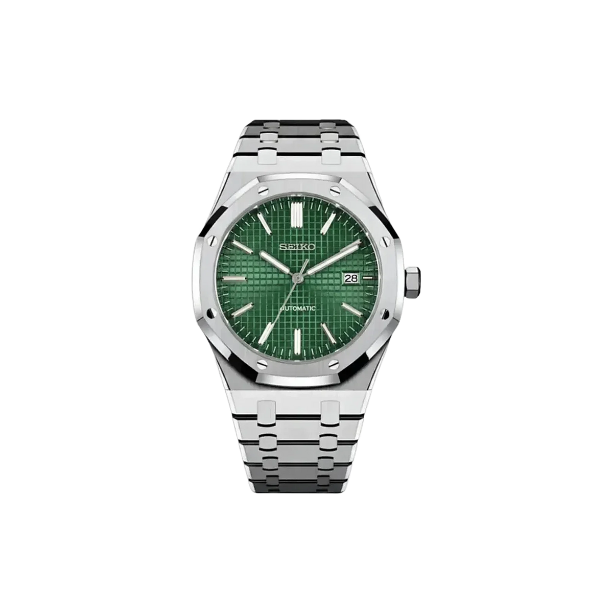 Seiko Mod Royal Oak Green