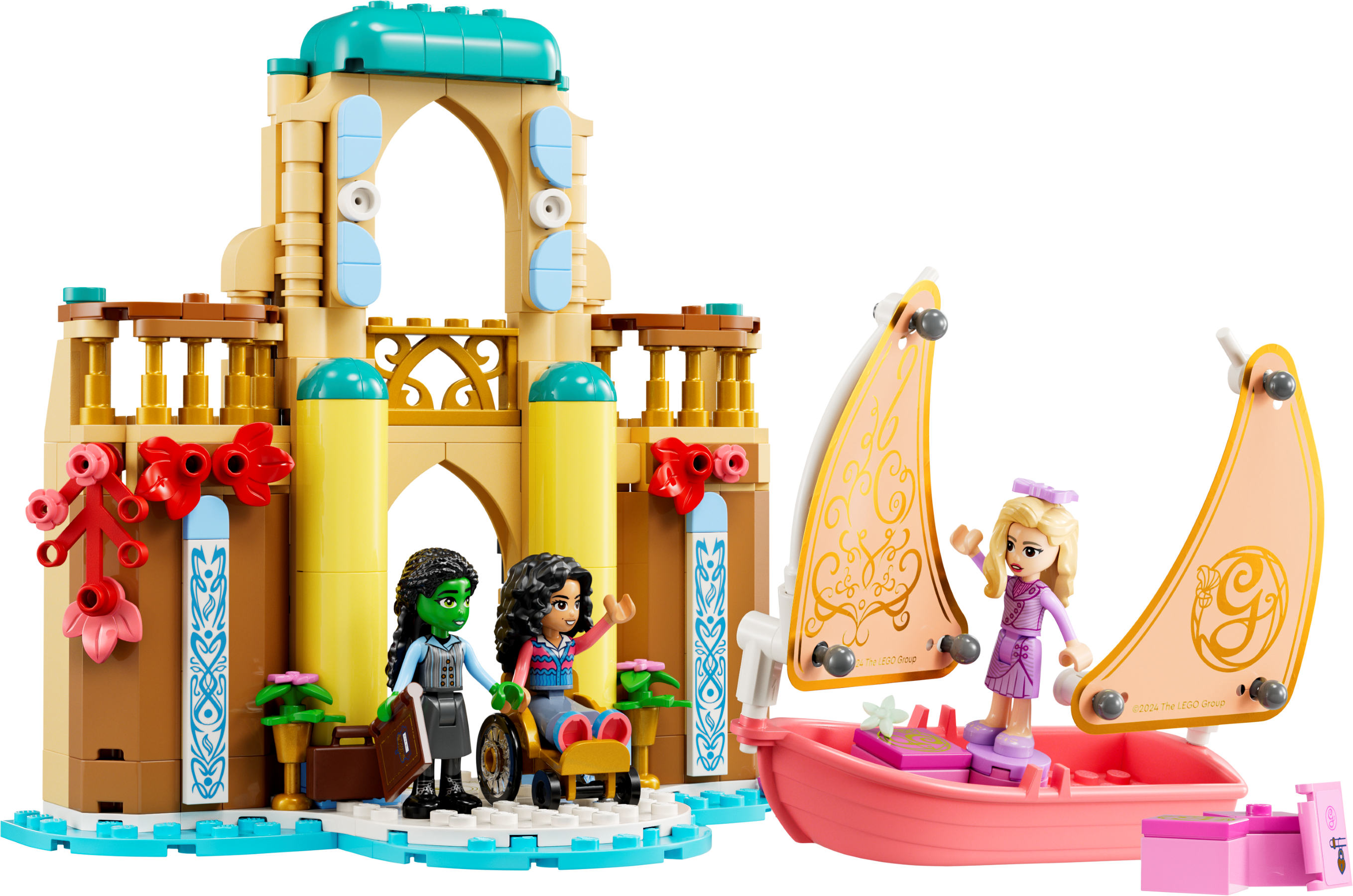 Lego Glinda Elphaba  Nessarose at Shiz University