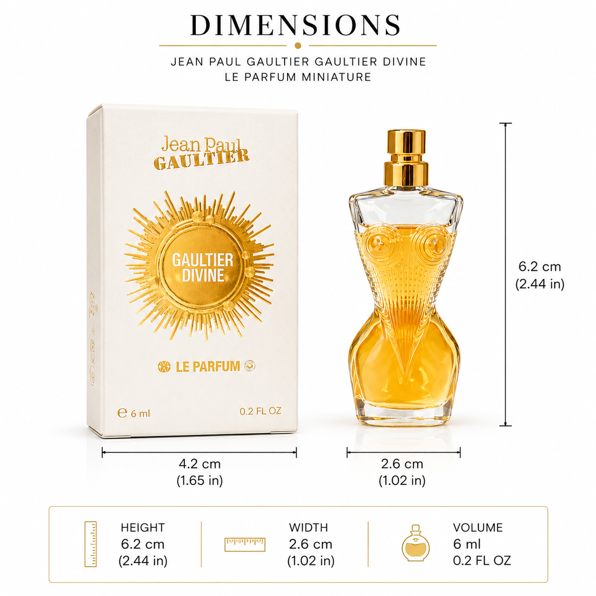 Jean Paul Gaultier Divine Eau de Parfum – Mini (6ml / 0.2 fl oz)
