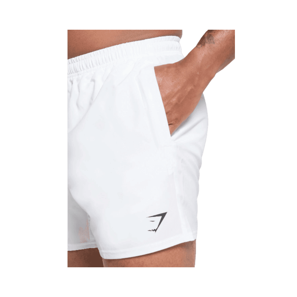 Gymshark Arrival 5" Shorts White