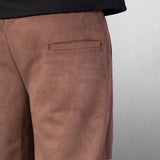 HOPHEAD BROWN CLASSIC SUEDE PANTS - dawntown