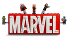 Lego MARVEL Logo  Minifigures