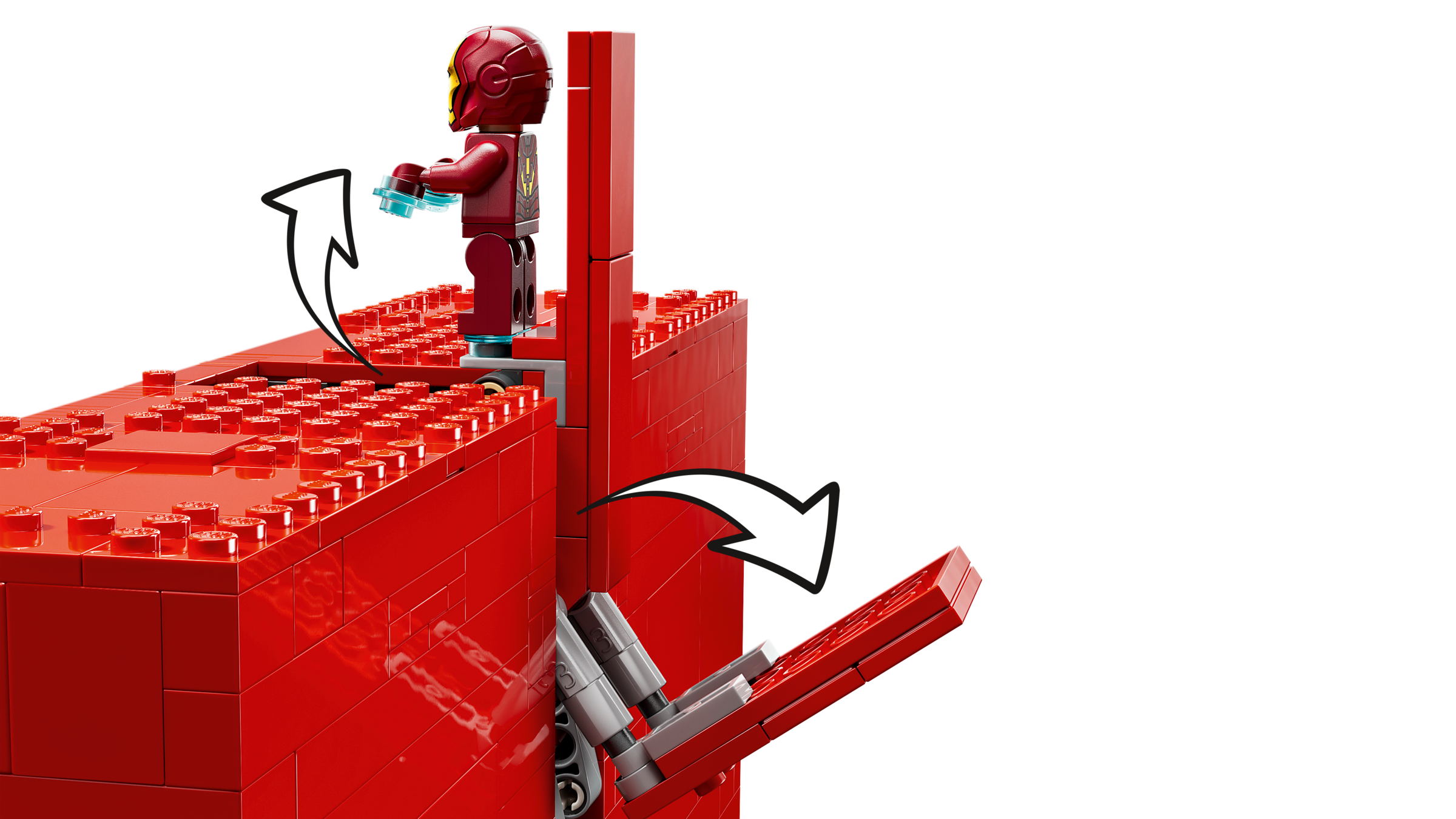 Lego MARVEL Logo  Minifigures