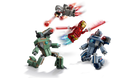 Lego Iron Man  War Machine vs Hammer Drones