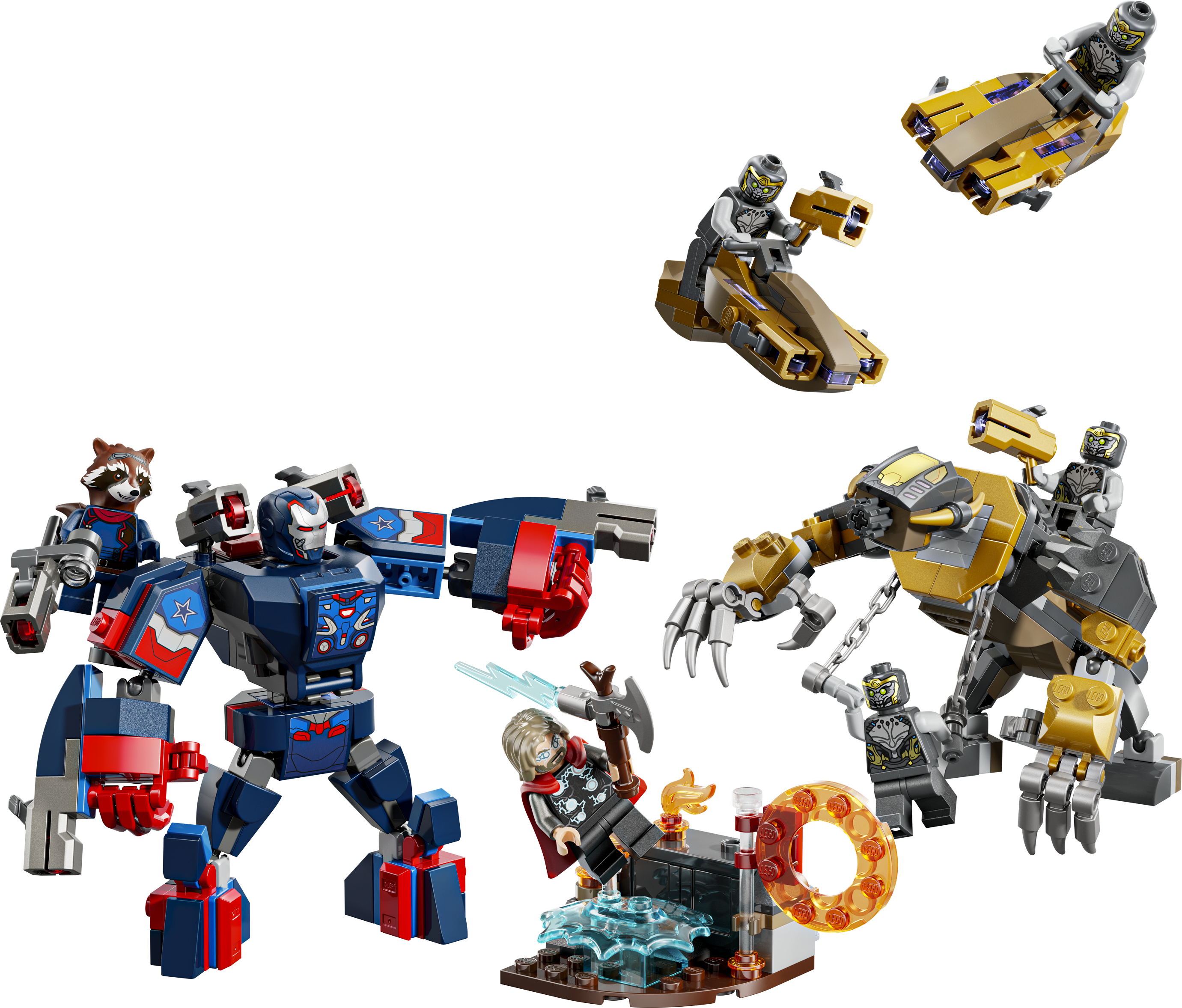 Lego Avengers Endgame Thor vs Chitauri