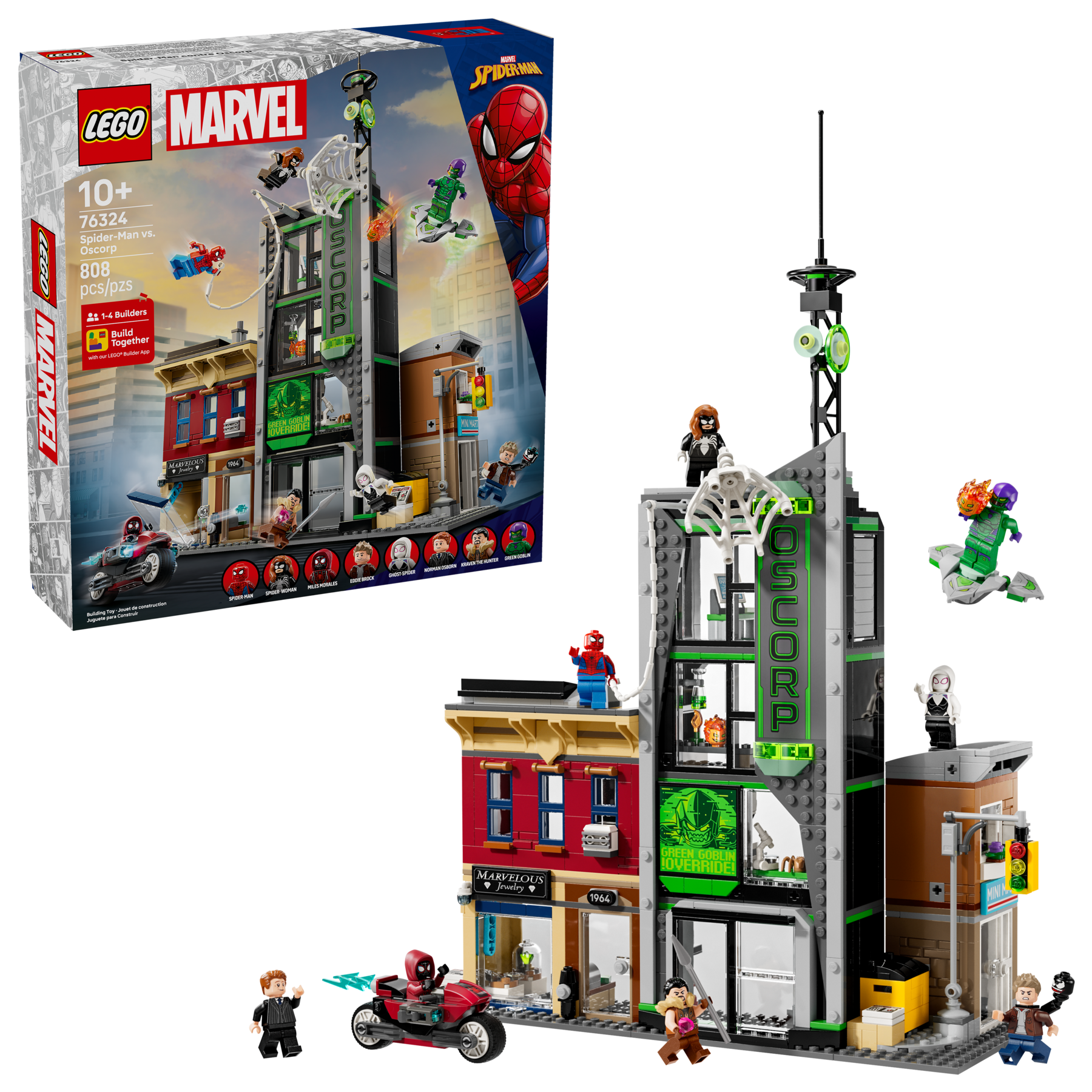 Lego SpiderMan vs Oscorp