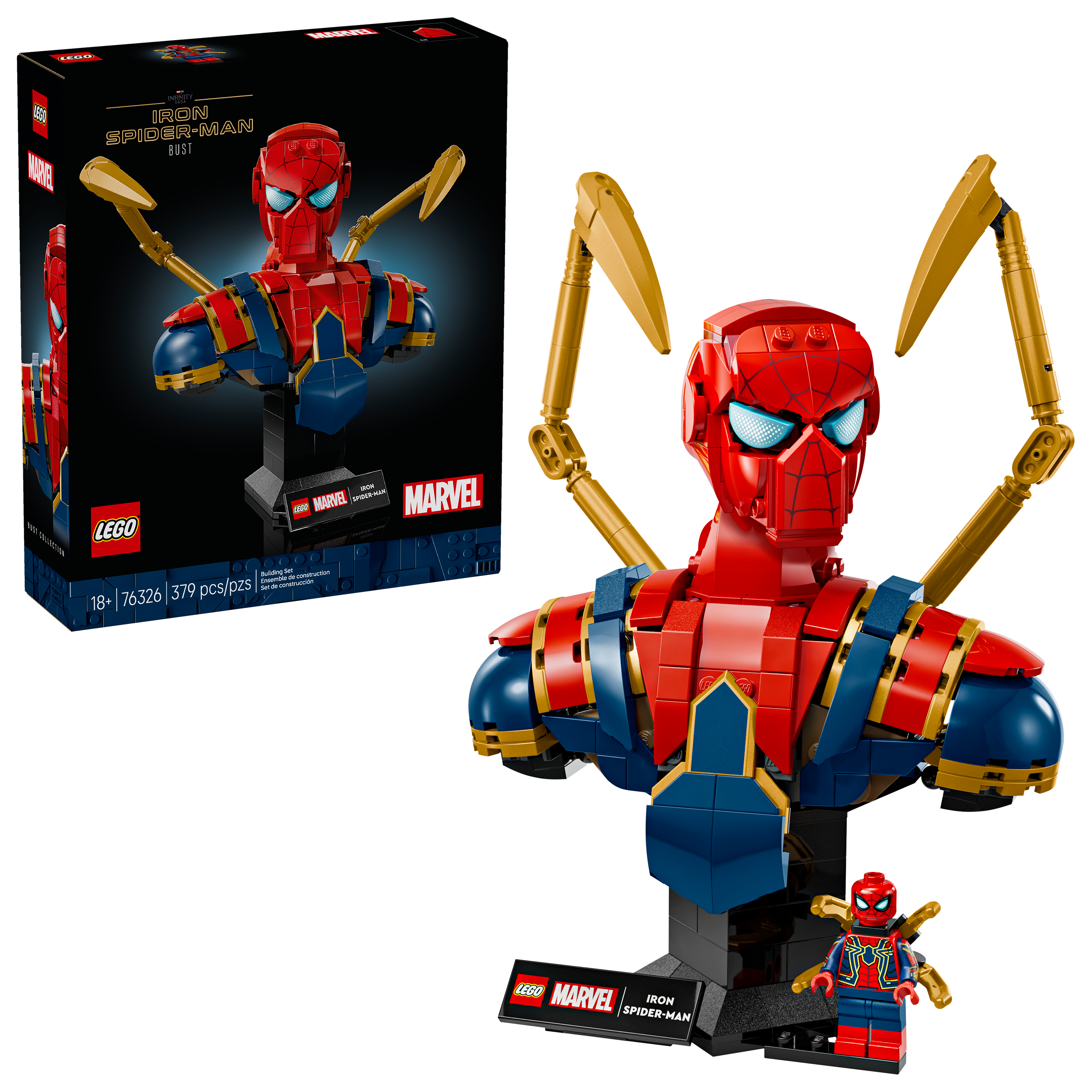 Lego Iron SpiderMan Bust
