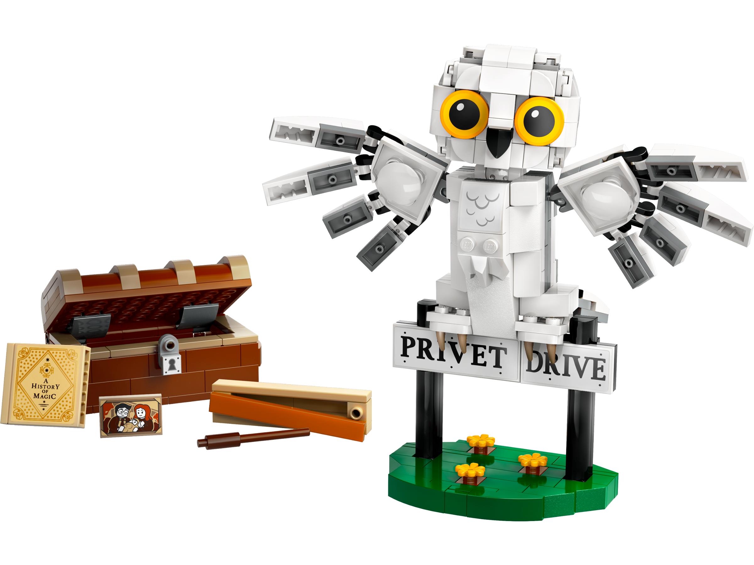 Lego Hedwig at 4 Privet Drive