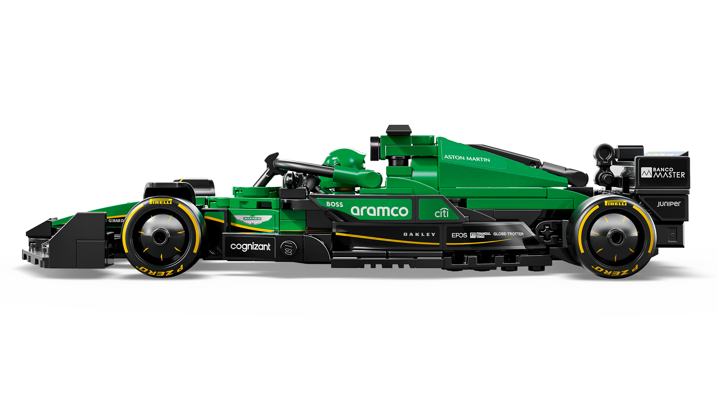 Lego Aston Martin Aramco F1 AMR24 Race Car