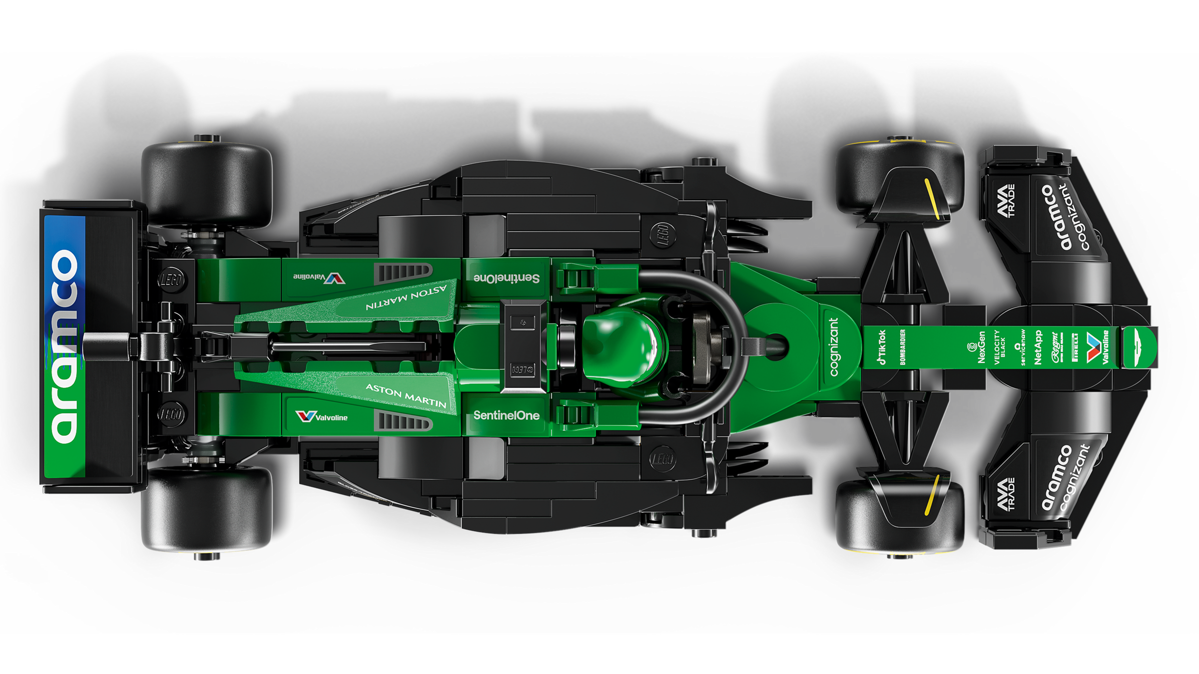 Lego Aston Martin Aramco F1 AMR24 Race Car