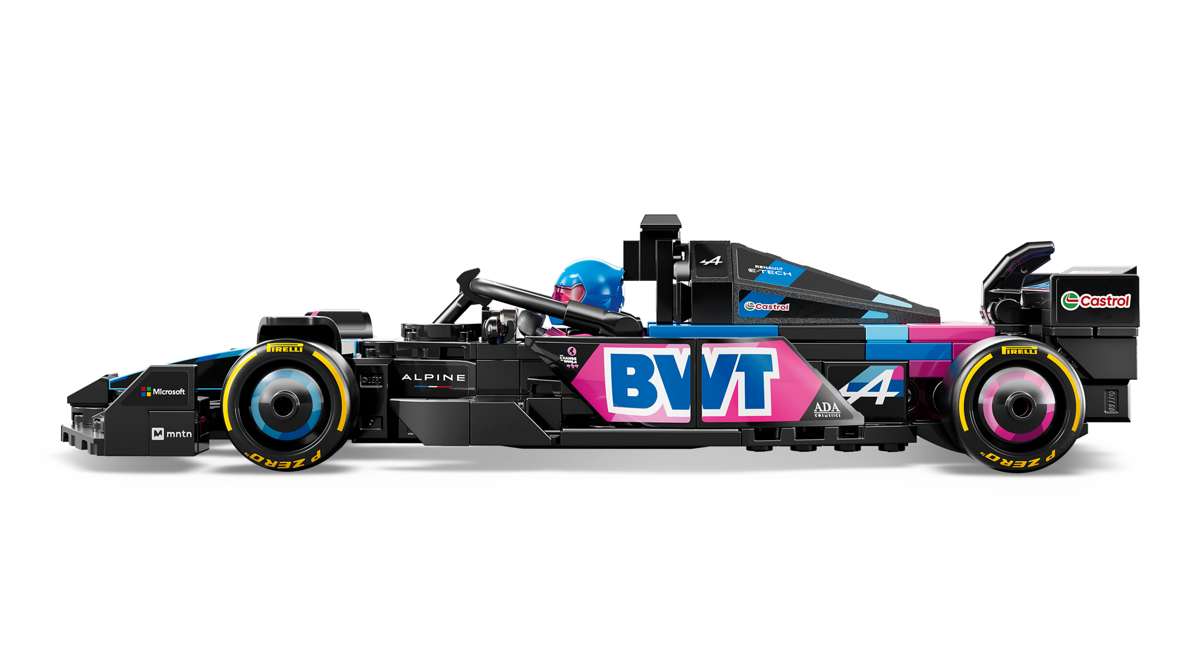 Lego BWT Alpine F1 Team A524 Race Car