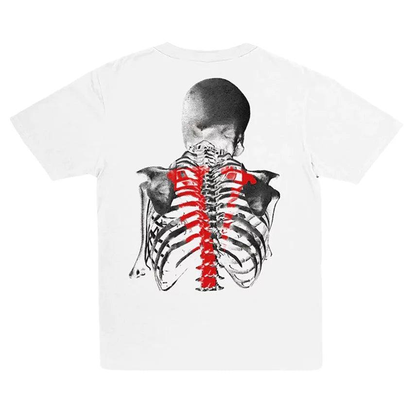 Vlone x Never Broke Again Bones T-Shirt "White" - dawntown