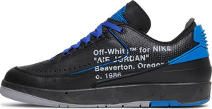 Off-White x Air Jordan 2 Retro Low SP 'Black Varsity Royal'