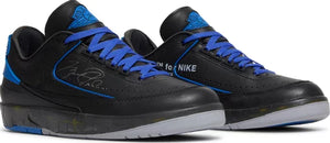 Off-White x Air Jordan 2 Retro Low SP 'Black Varsity Royal'