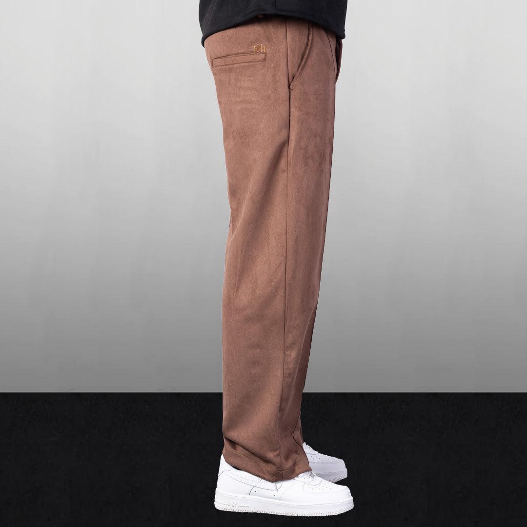 HOPHEAD BROWN CLASSIC SUEDE PANTS - dawntown