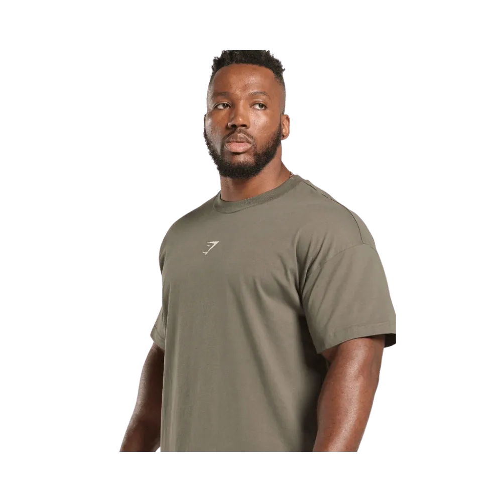 Gymshark Power Training Dept. T-Shirt Camo Brown