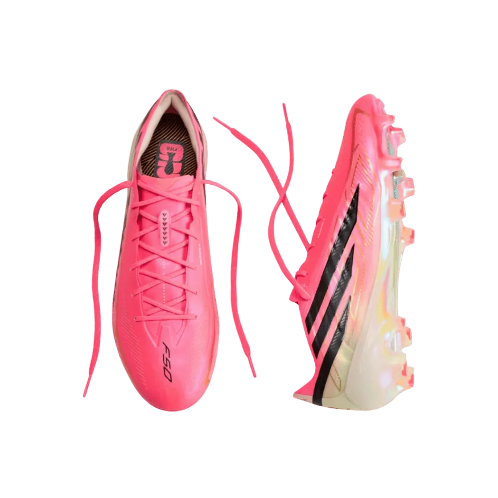 Adidas F50 Hyperfast Elite Firm Ground Soccer Cleats Solar Turbo