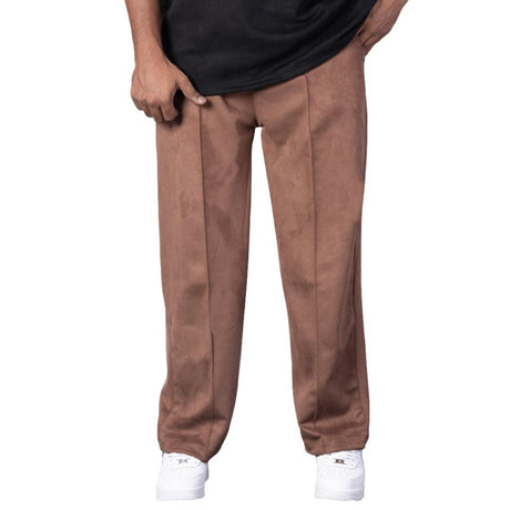 HOPHEAD BROWN CLASSIC SUEDE PANTS - dawntown