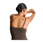 Nike X Skims Matte Women's Square-Neck Tank Dark Sepia