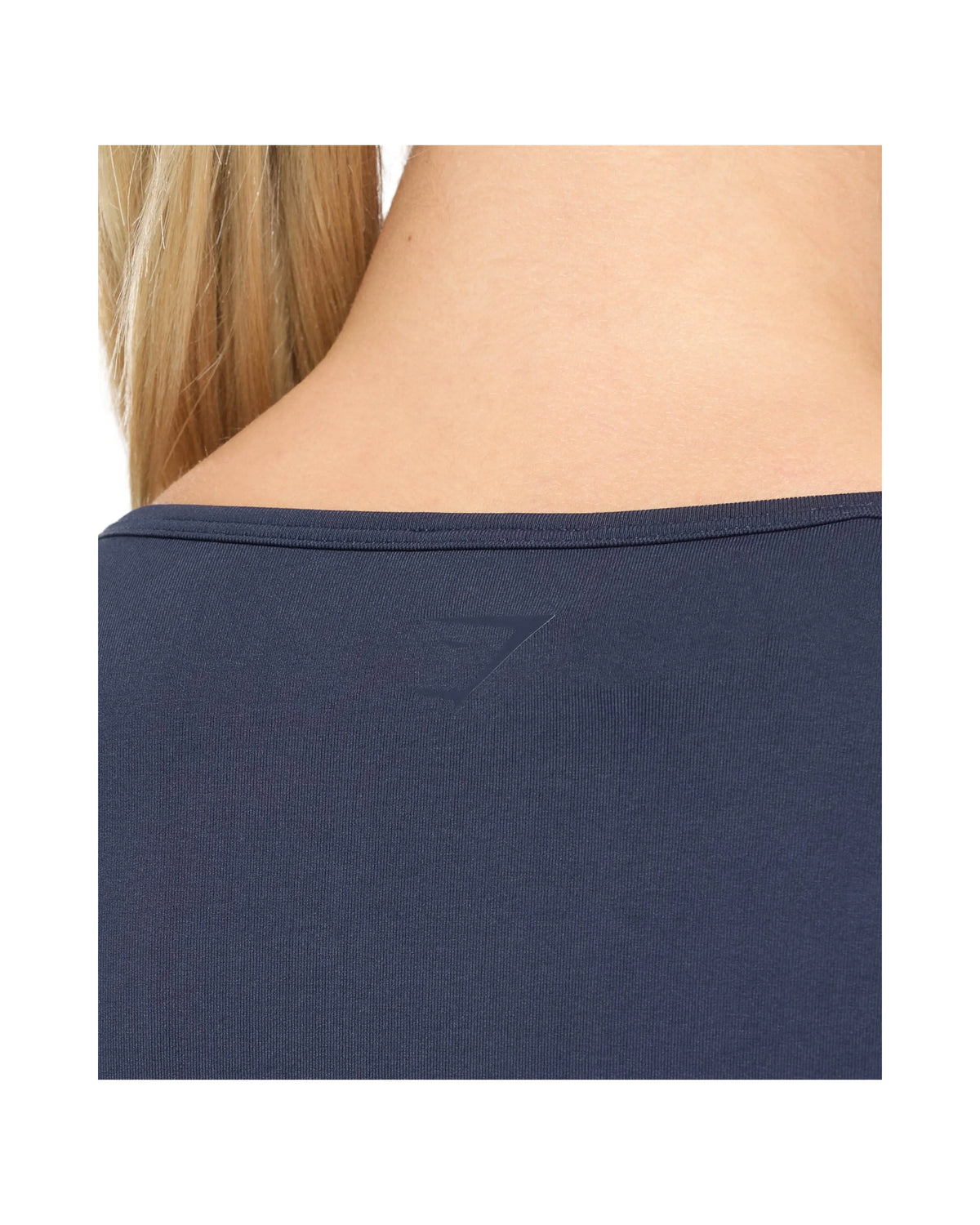 Gymshark Contrast Seamless Crop Top Heavy Blue